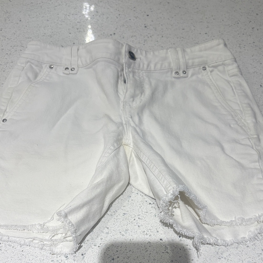 Blanc - white Denim Cutoff Shorts - size 0